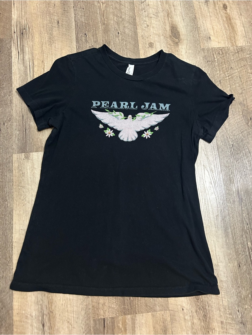 Pearl Jam 2022 Bella Canvas Black Graphic Band Tee